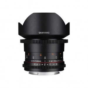Venta de Objetivo angular para cine digital Samyang 14mm T3.1 ED AS IF UMC VDSLR II para Canon EF