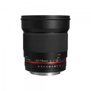 Venta de Objetivo fotográfico angular fijo Samyang 16mm F2.0 ED AS UMC CS para Canon EF 