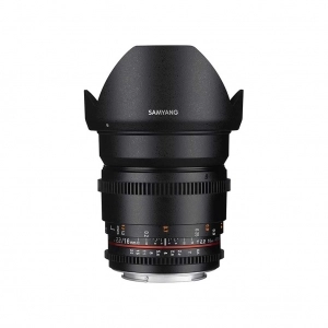 Venta de Objetivo angular para cine digital Samyang 16mm T2.2 ED AS UMC CS VDSLR II para Canon EF