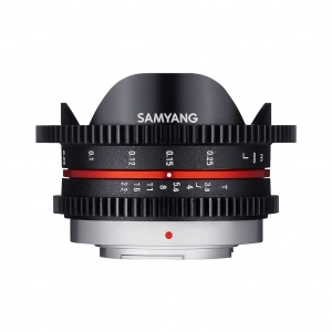 Venta de Objetivo fotográfico ojo de pez Samyang 7.5mm T3.8 Cine UMC Ojo de Pez MFT