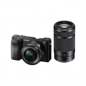 Venta de Cámara evil sin espejo con objetivo Sony A6100 + E 16-50mm f/3.5-5.6 Oss + E 55-210mm f/4.5-6.3 Oss